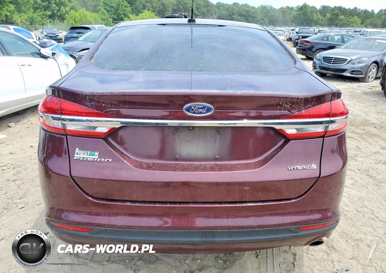 2017 Ford Fusion S Hybrid VIN:3FA6P0UU4HR138399 - 6