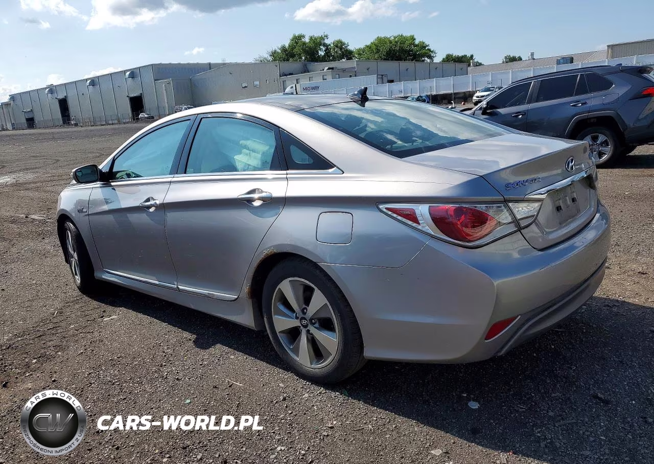 2011 Hyundai Sonata Hybrid VIN:KMHEC4A40BA002667 - 3