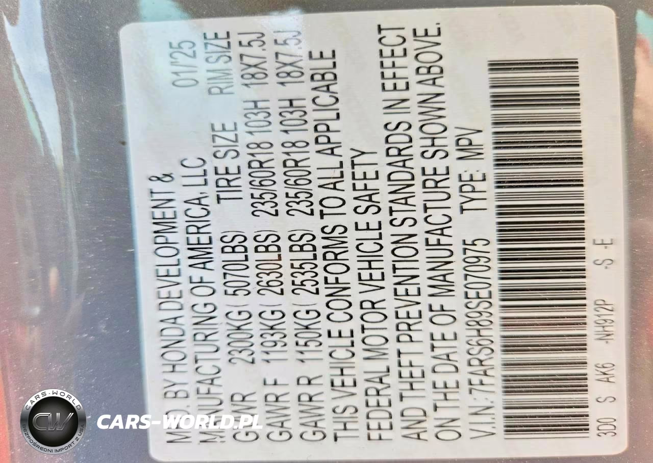 2025 Honda Cr-V Sport-L VIN:7FARS6H89SE070975 - 26