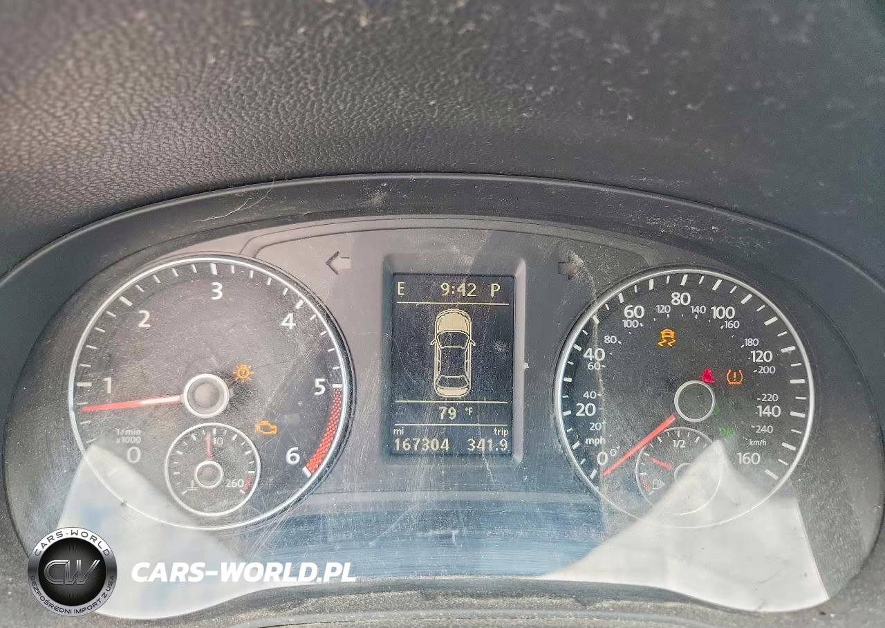 2014 Volkswagen Passat Se VIN:1VWBN7A32EC102527 - 9