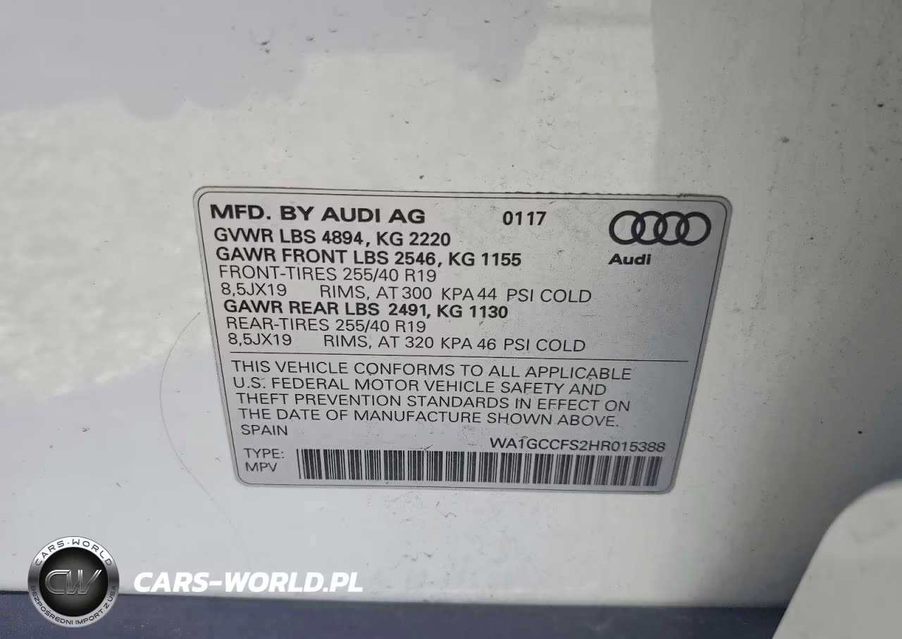 2017 Audi Q3 Prestige VIN:WA1GCCFS2HR015388 - 13