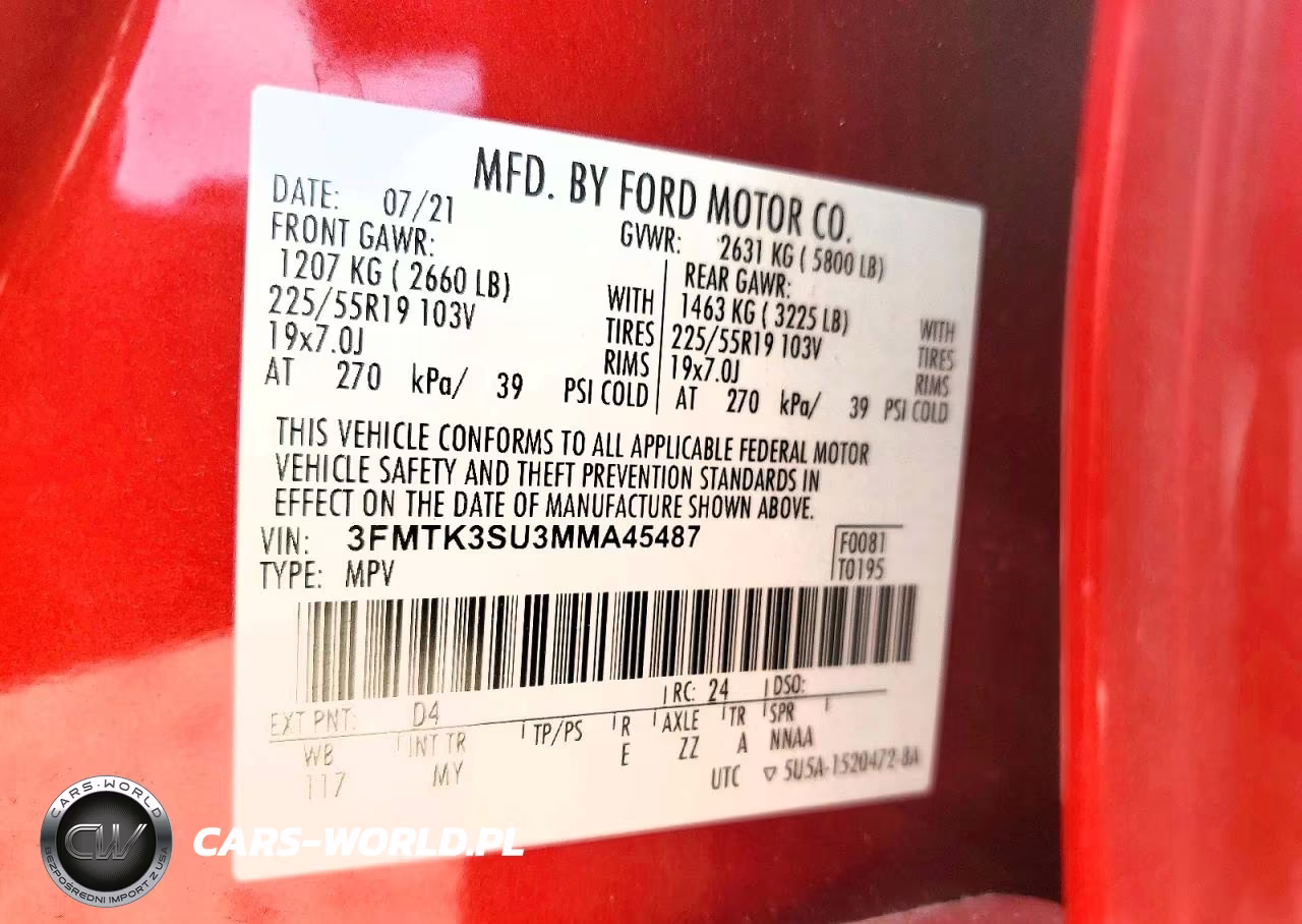 2021 Ford Mustang VIN:3FMTK3SU3MMA45487 - 13