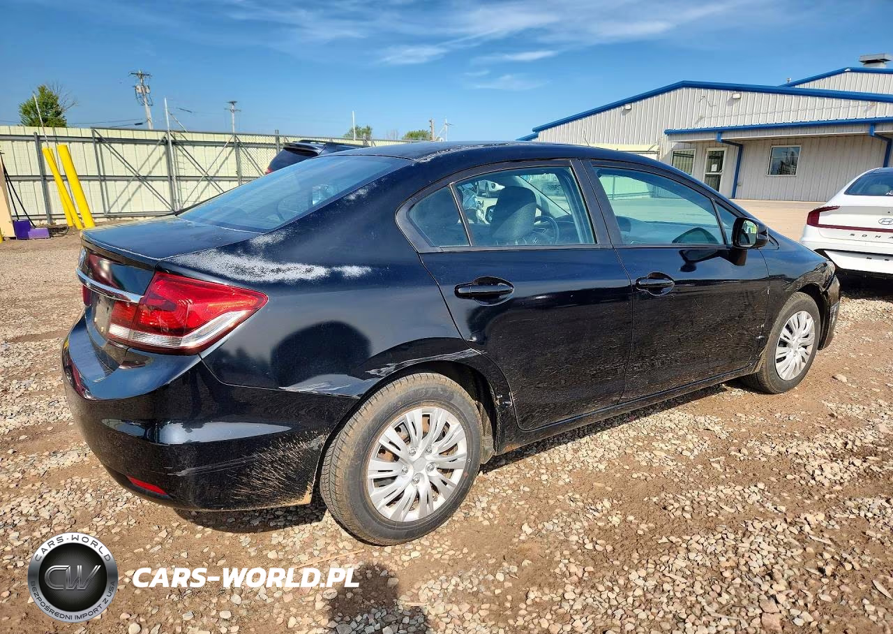 2013 Honda Civic Lx VIN:2HGFB2F55DH550929 - 3