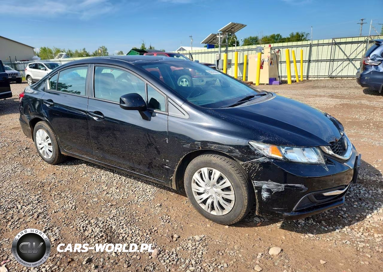 2013 Honda Civic Lx VIN:2HGFB2F55DH550929 - 4
