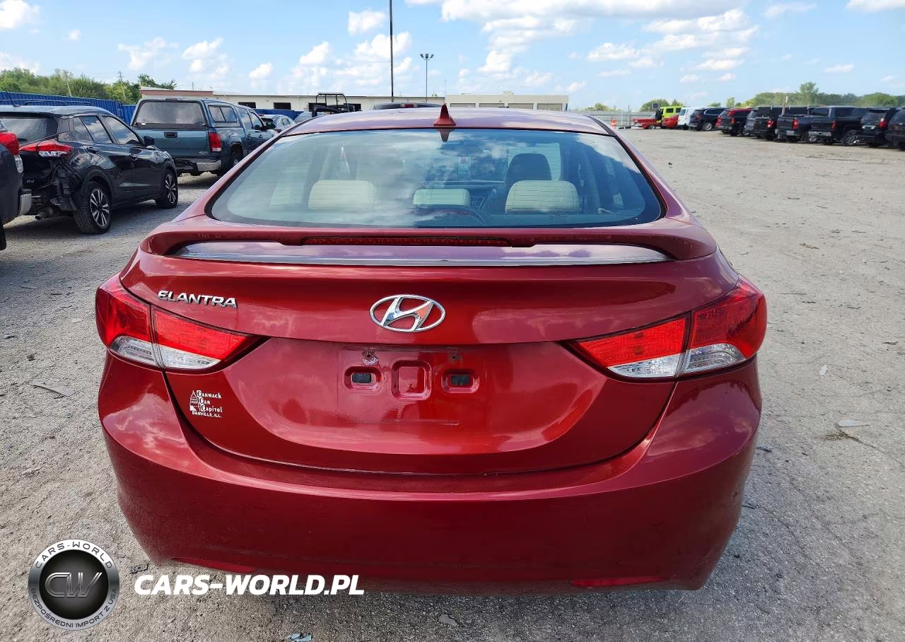 2013 Hyundai Elantra Gls VIN:KMHDH4AE0DU714393 - 6