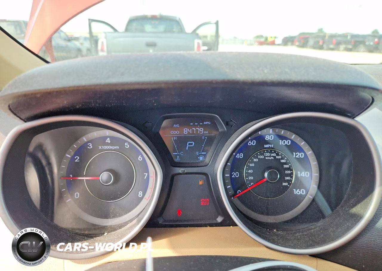 2013 Hyundai Elantra Gls VIN:KMHDH4AE0DU714393 - 9