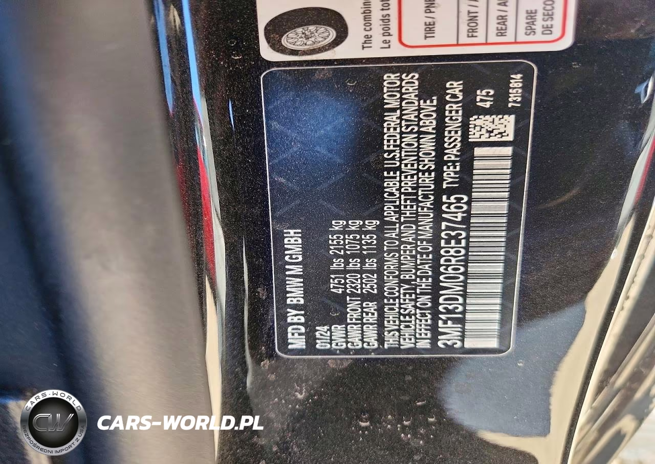 2024 BMW M2 VIN:3MF13DM06R8E37465 - 12