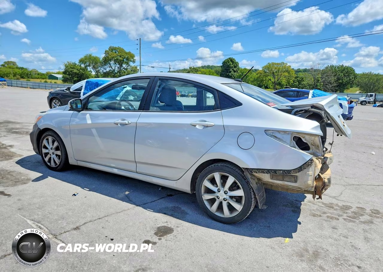 2014 Hyundai Accent Gls VIN:KMHCU4AE1EU621052 - 2