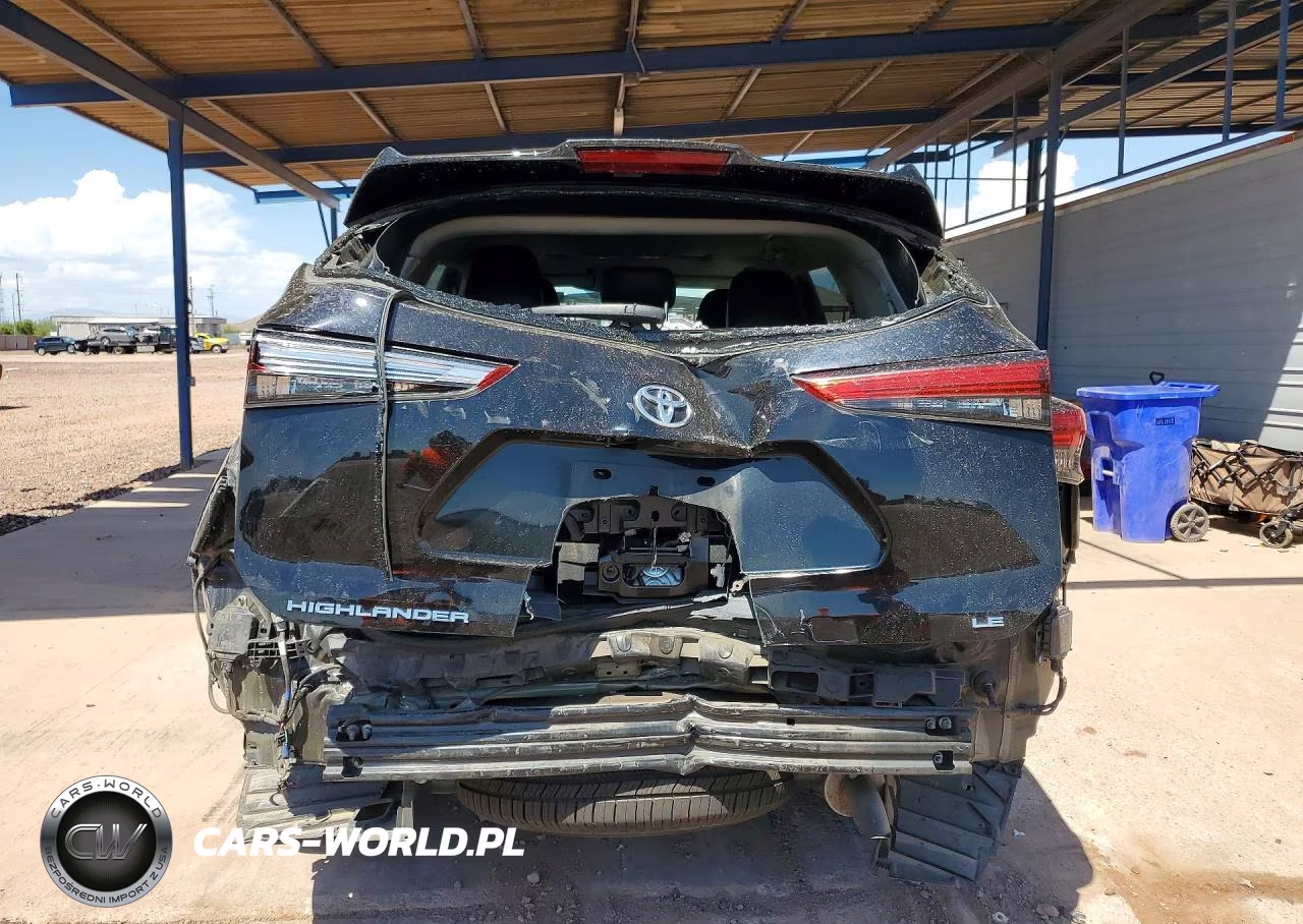 2022 Toyota Highlander Le VIN:5TDZZRAH7NS543338 - 6