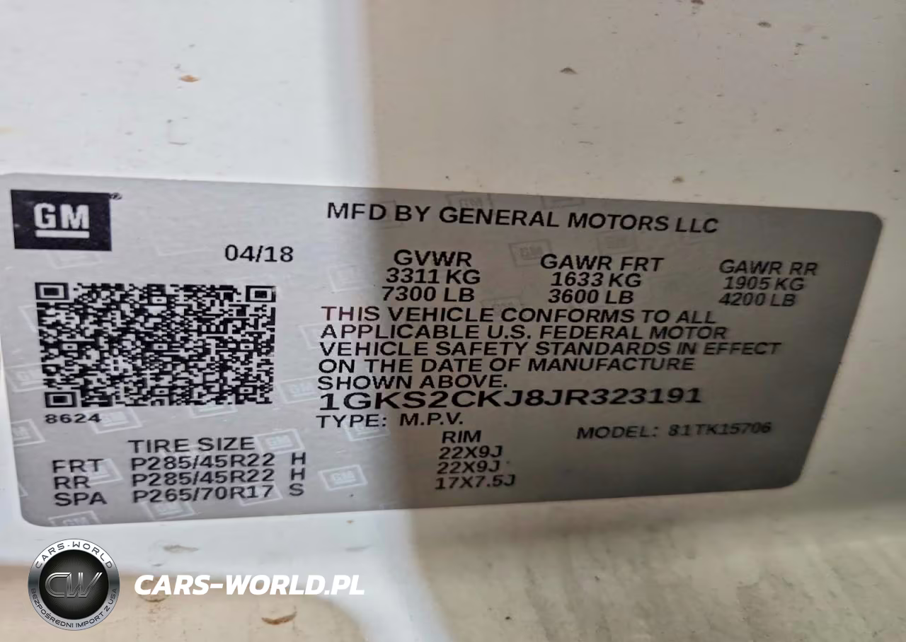 2018 GMC Yukon Denali VIN:1GKS2CKJ8JR323191 - 13
