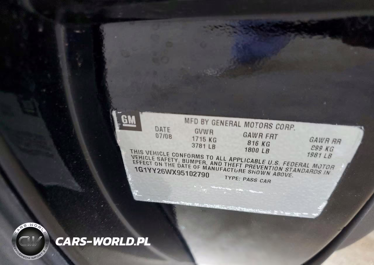 2009 Chevrolet Corvette VIN:1G1YY26WX95102790 - 12