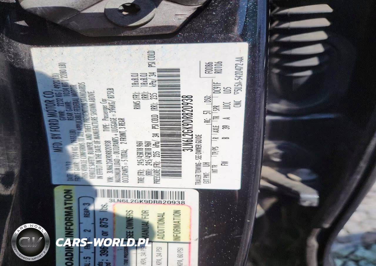 2013 Lincoln Mkz VIN:3LN6L2GK9DR820938 - 12