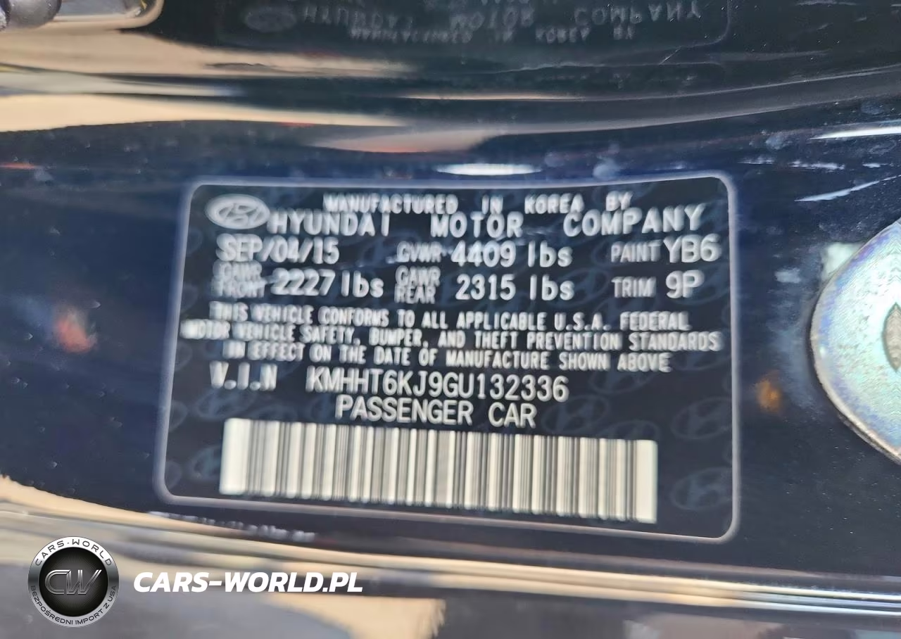 2016 Hyundai Genesis Coupe 3.8 VIN:KMHHT6KJ9GU132336 - 12