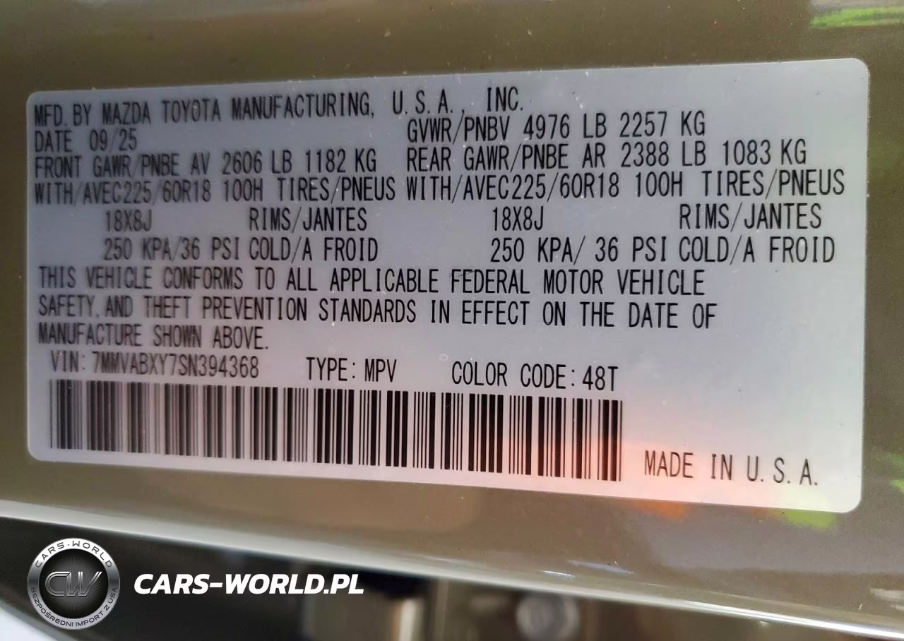 2025 Mazda Cx-50 Base VIN:7MMVABXY7SN394368 - 12