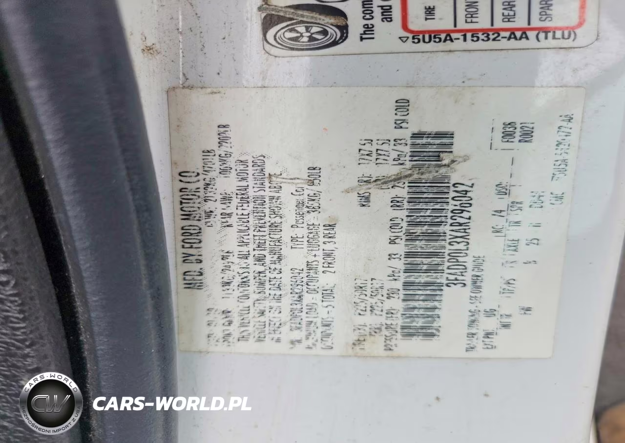 2010 Ford Fusion Hybrid VIN:3FADP0L3XAR296042 - 12