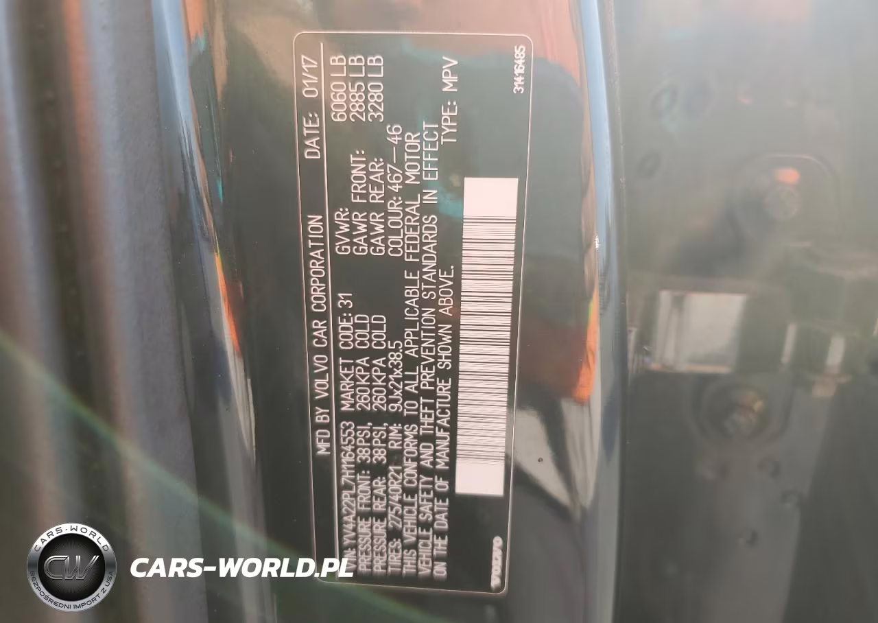 2017 Volvo Xc90 T6 VIN:YV4A22PL7H1164553 - 13