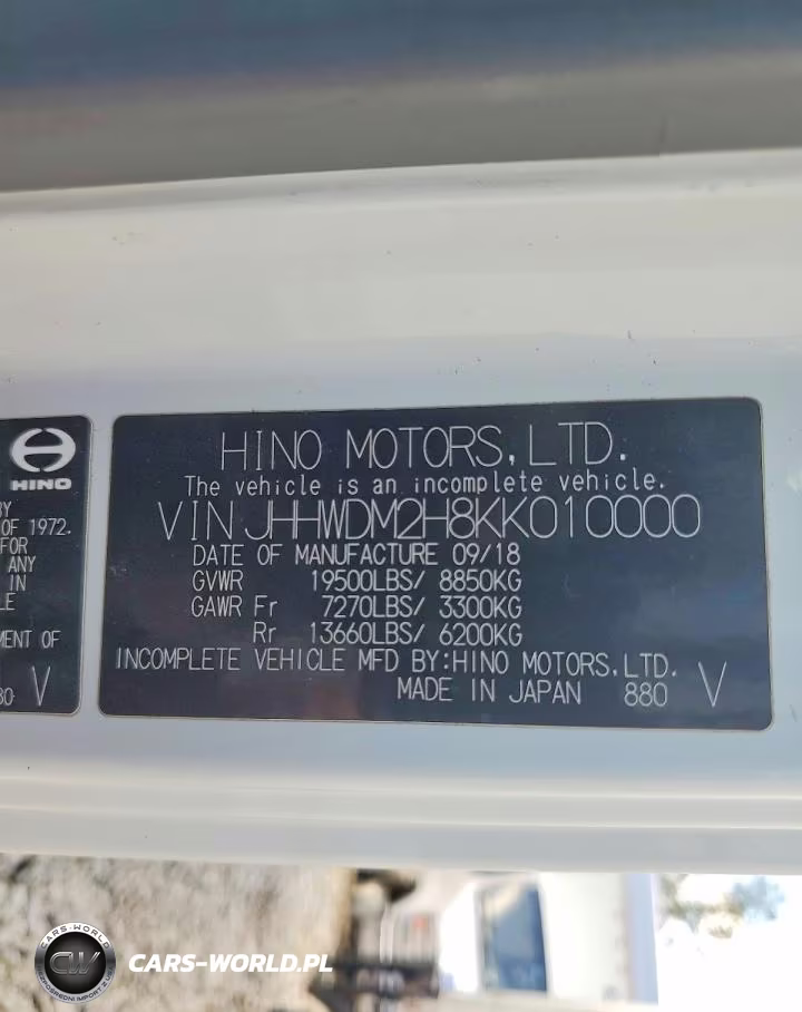 2019 Hino 195 VIN:JHHWDM2H8KK010000 - 13