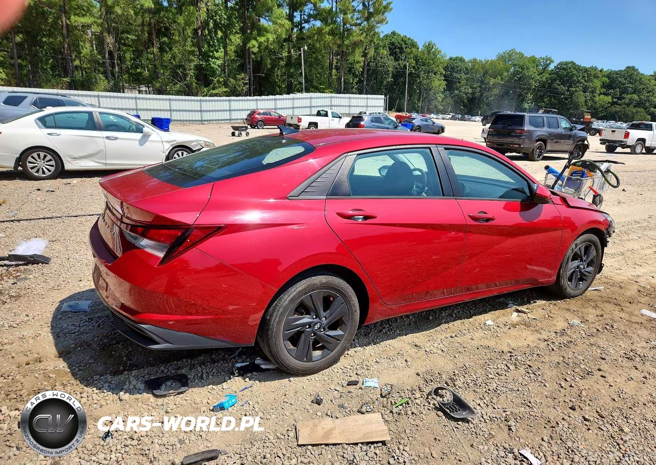 2021 Hyundai Elantra Sel VIN:KMHLM4AG7MU126869 - 3