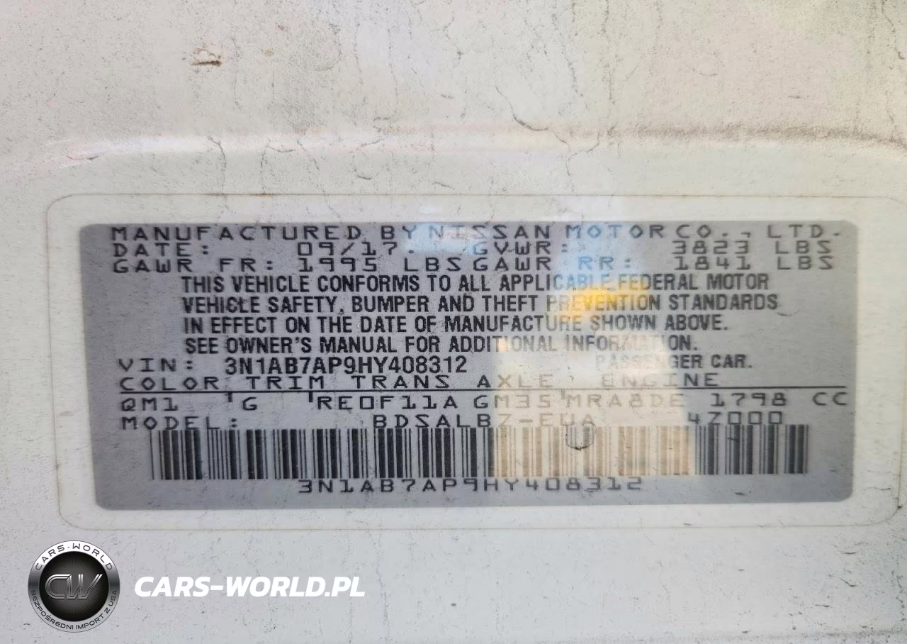 2017 Nissan Sentra S VIN:3N1AB7AP9HY408312 - 13