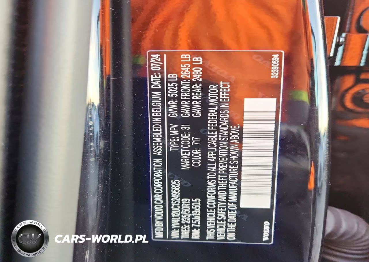 2025 Volvo Xc40 Plus VIN:YV4L12UC1S2495825 - 13