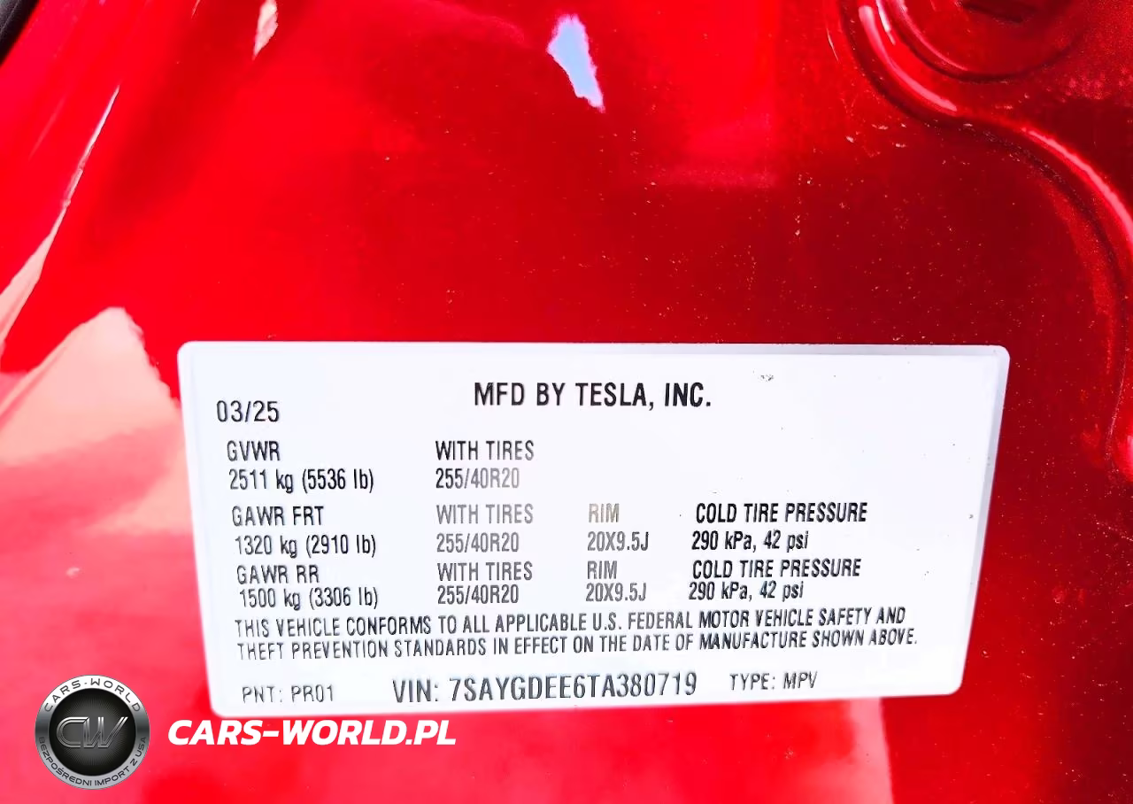 2026 Tesla Model Y VIN:7SAYGDEE6TA380719 - 12
