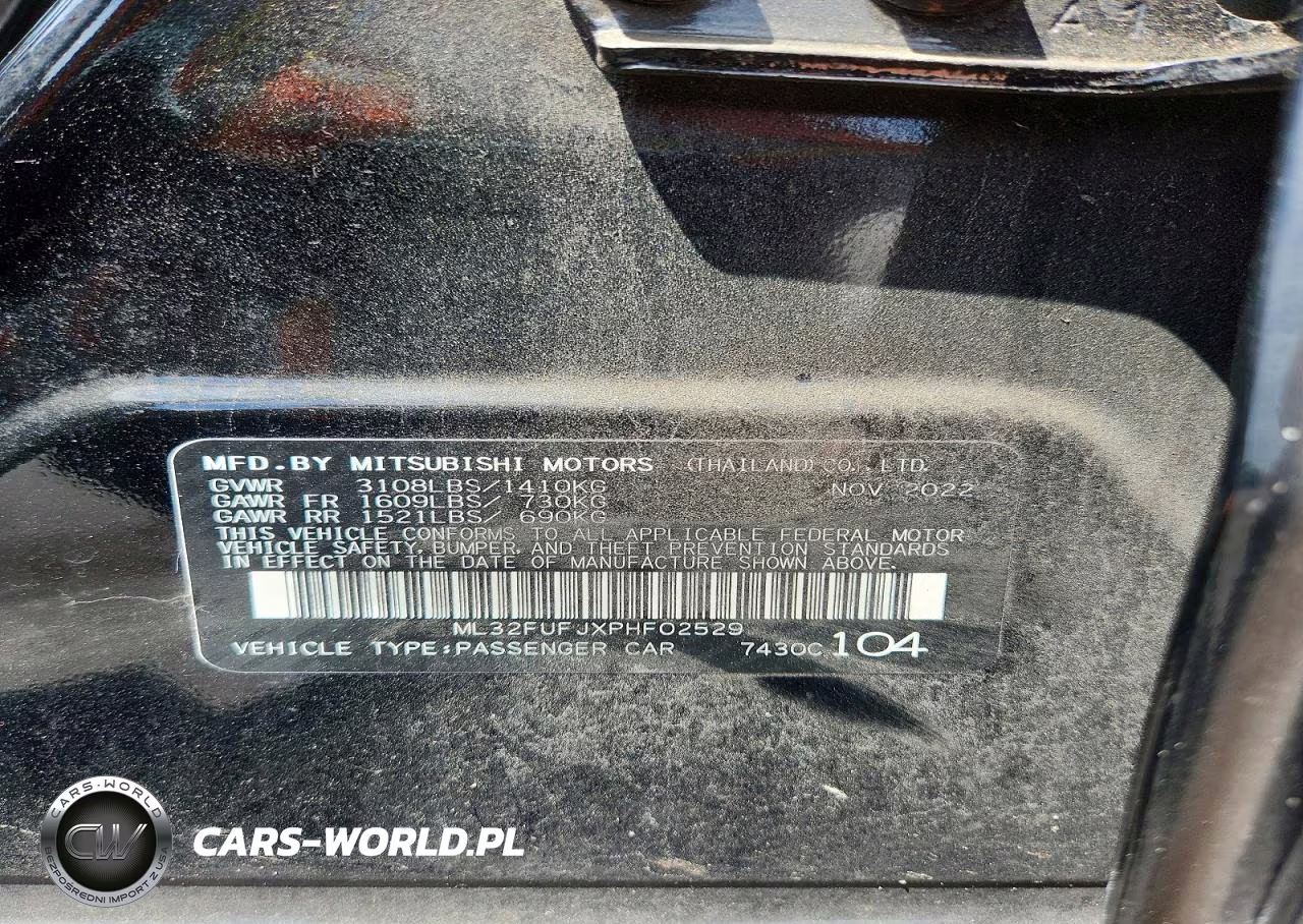 2023 Mitsubishi Mirage G4 Es VIN:ML32FUFJXPHF02529 - 13