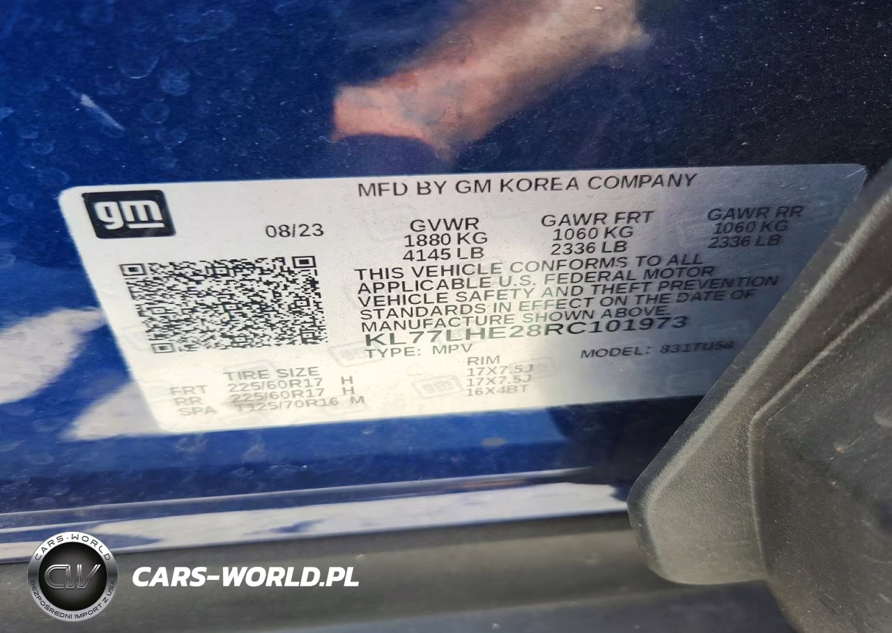2024 Chevrolet Trax 1Lt VIN:KL77LHE28RC101973 - 13