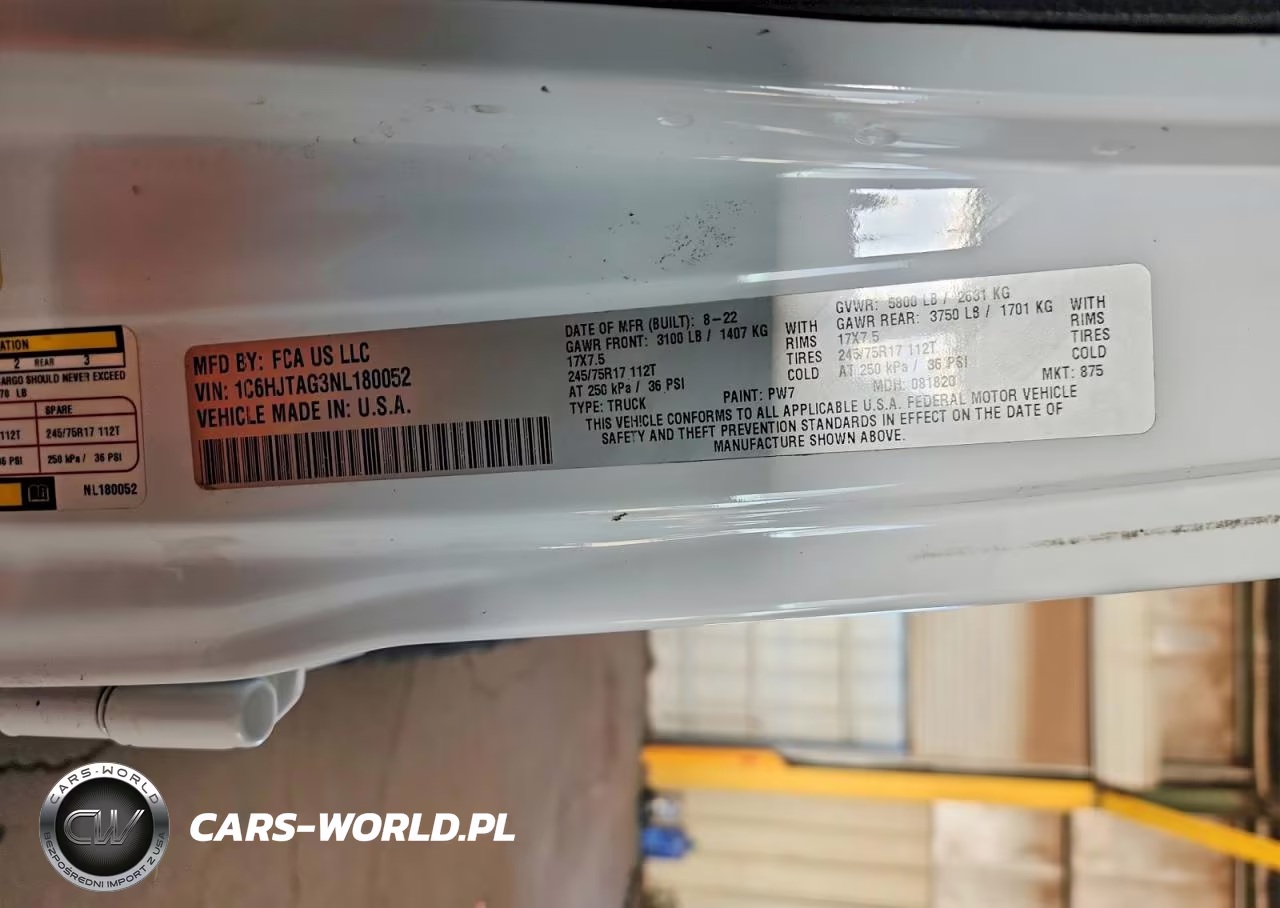 2022 Jeep Gladiator Sport VIN:1C6HJTAG3NL180052 - 13