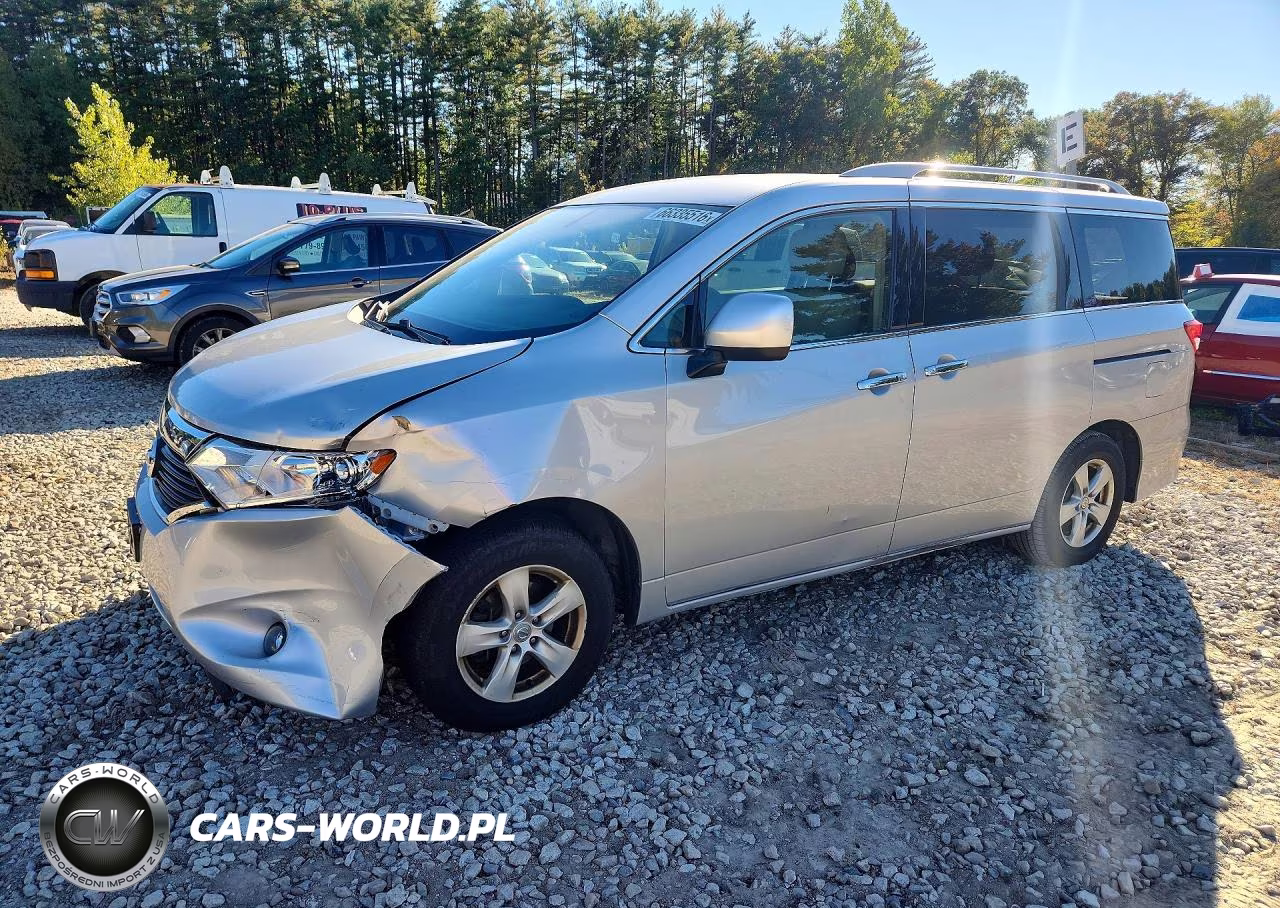 2017 Nissan Quest Sv VIN:JN8AE2KP3H9166228 - 1