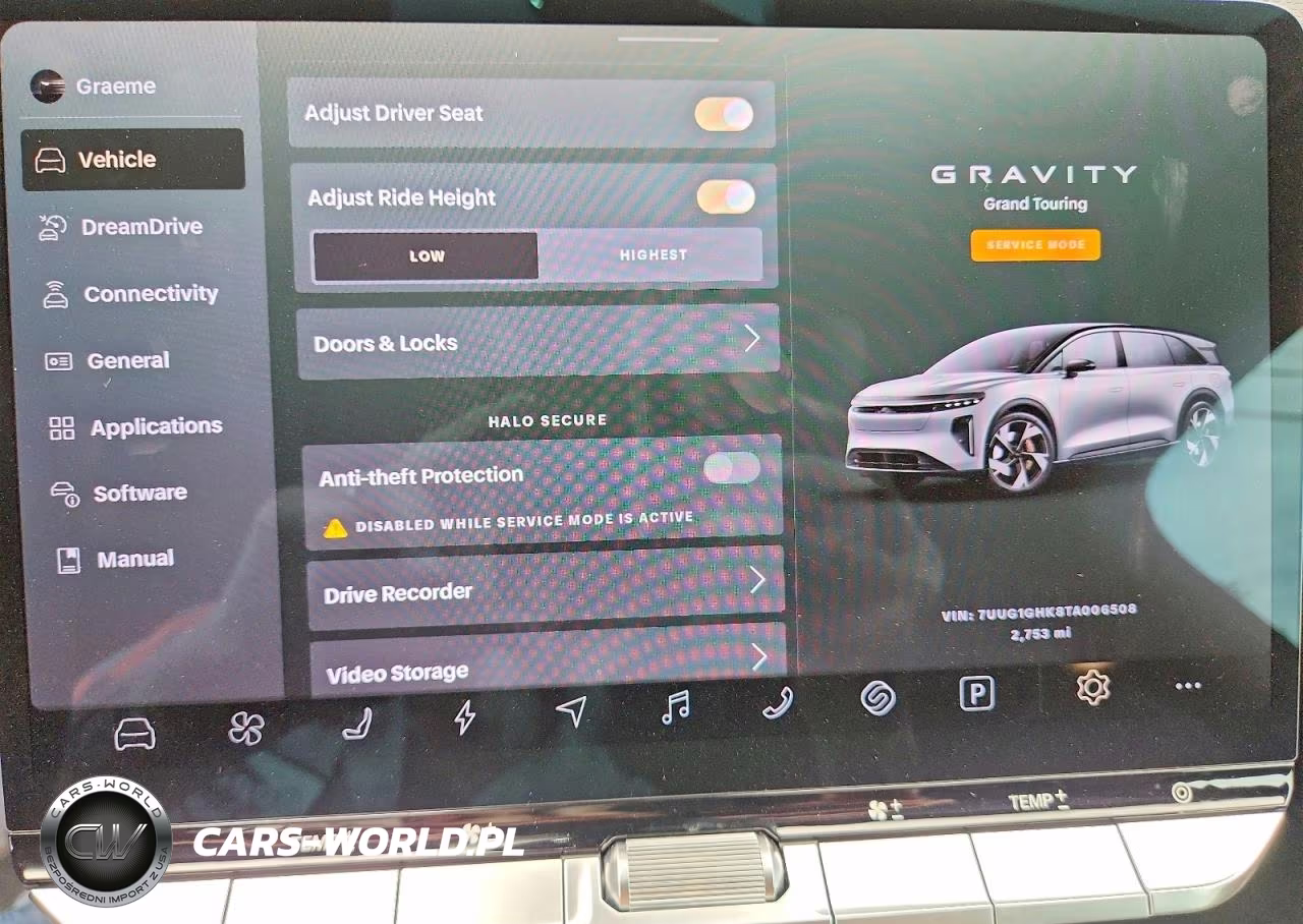 2026 Lucid Motors Gravity Grand Touring VIN:7UUG1GHK8TA006508 - 9