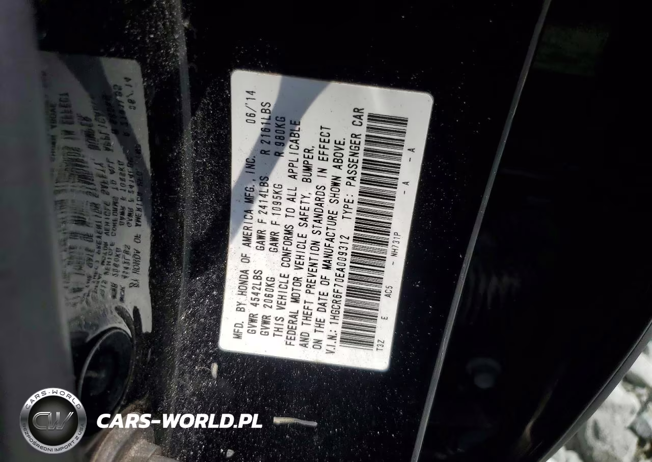 2014 Honda Accord Touring Hybrid VIN:1HGCR6F70EA009312 - 12