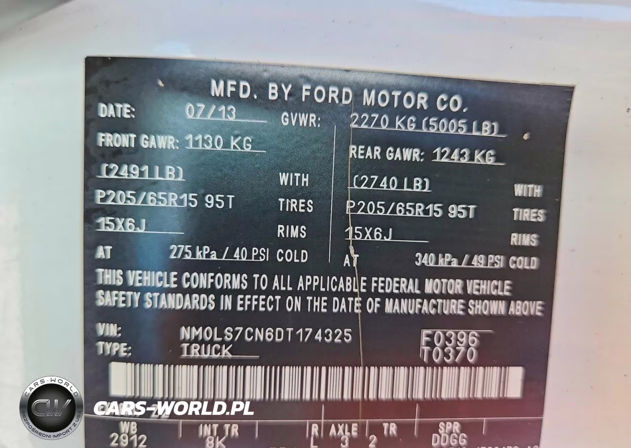 2013 Ford Transit Connect Xl VIN:NM0LS7CN6DT174325 - 14