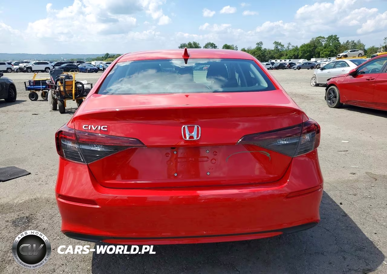 2026 Honda Civic Lx VIN:2HGFE2F23TH552495 - 6