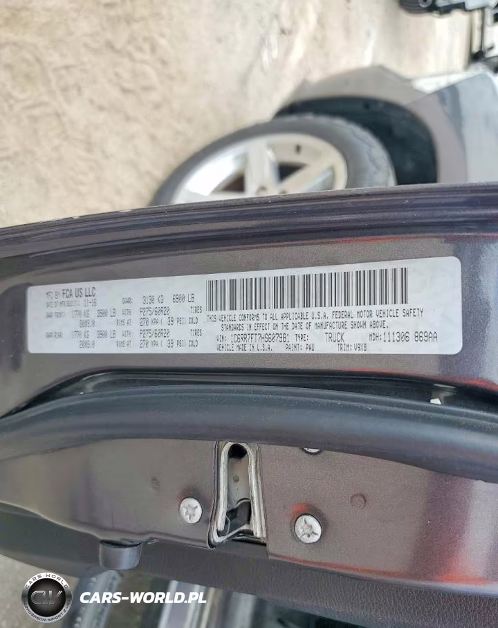 2017 Ram 1500 St VIN:1C6RR7FT7HS607981 - 13