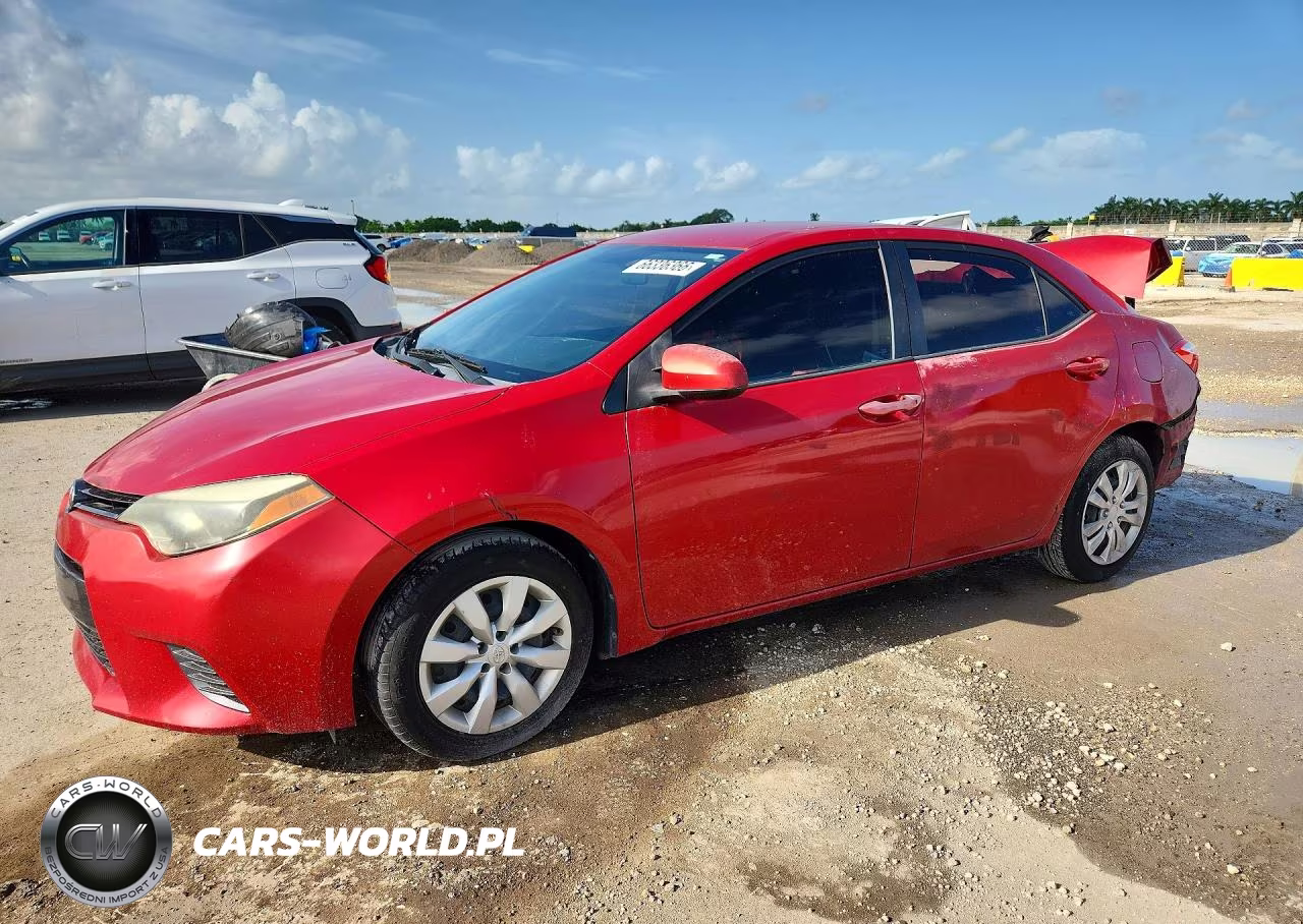 2015 Toyota Corolla Le VIN:2T1BURHE7FC287742 - 1