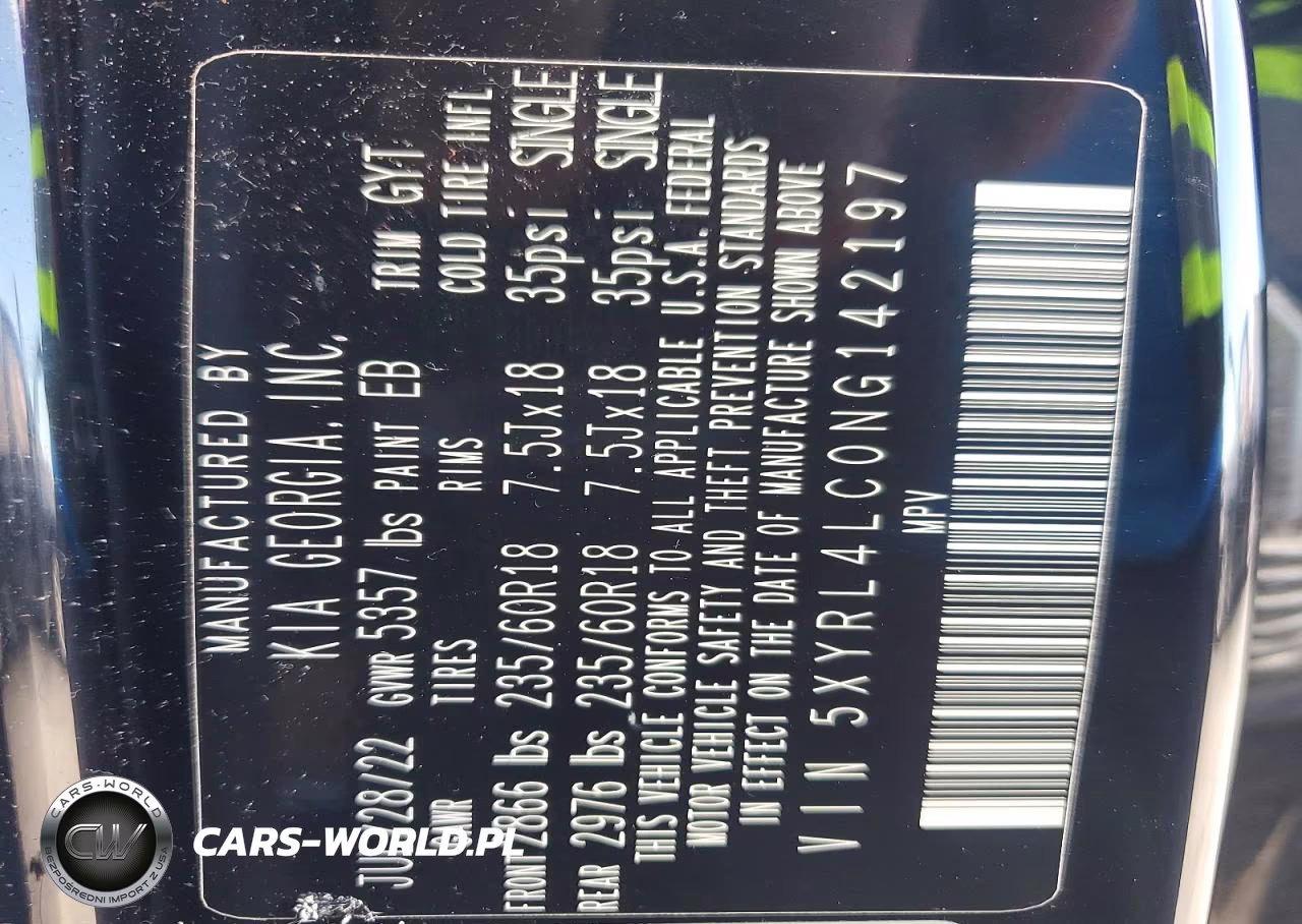 2022 Kia Sorento S VIN:5XYRL4LC0NG142197 - 13