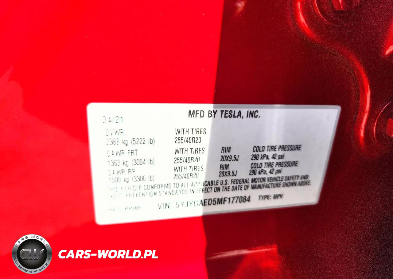 2021 Tesla Model Y VIN:5YJYGAED5MF177084 - 12