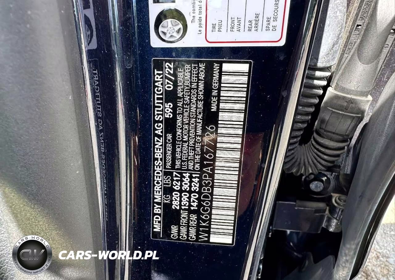 2023 Mercedes-Benz S 500 4Matic VIN:W1K6G6DB3PA167726 - 10