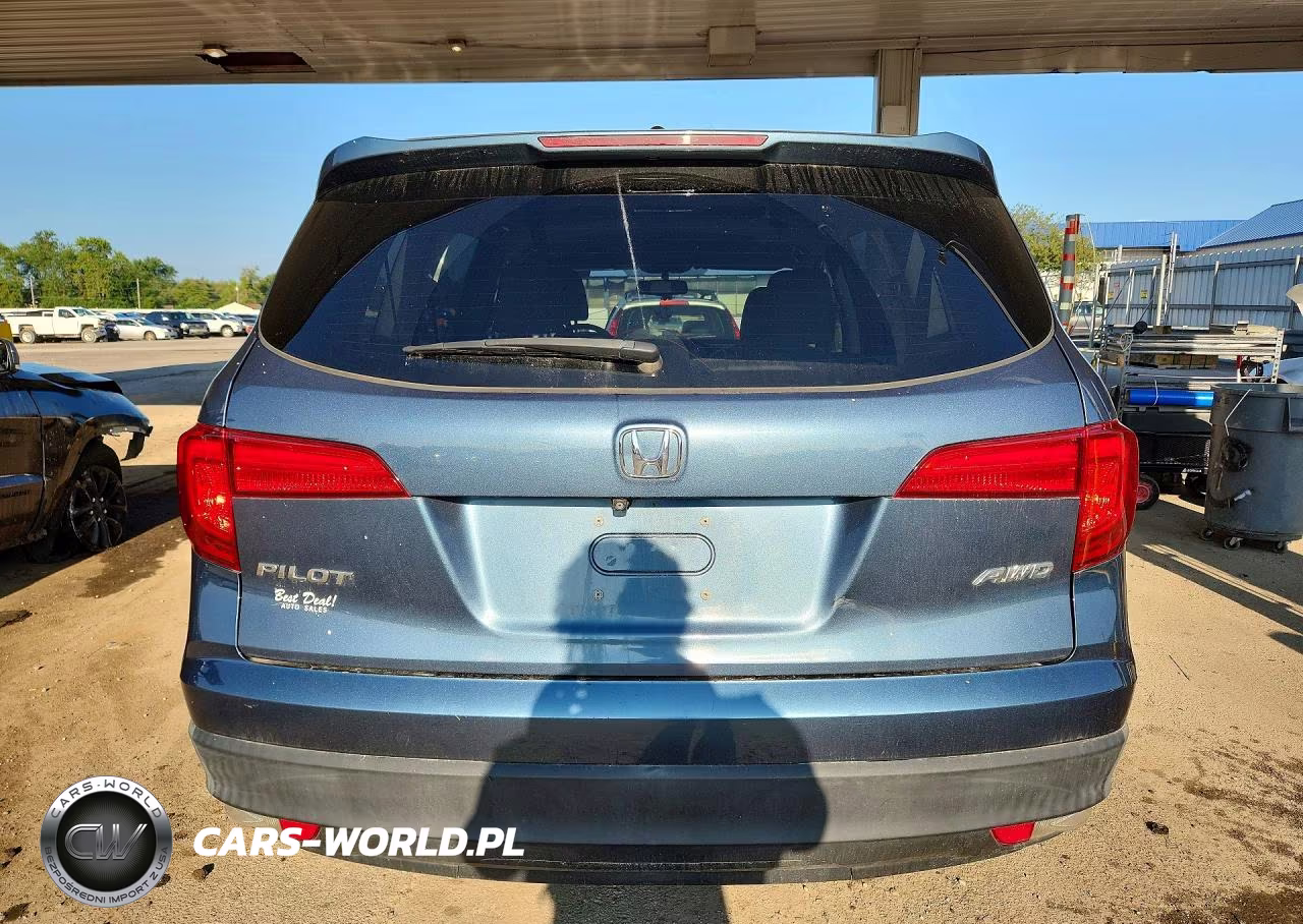2017 Honda Pilot Exl VIN:5FNYF6H52HB050626 - 6