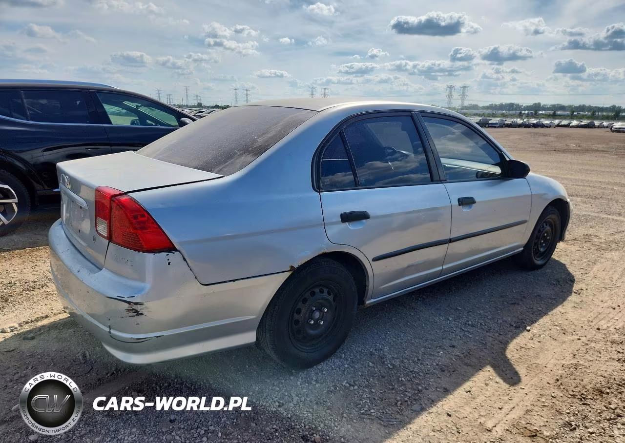 2004 Honda Civic Dx Vp VIN:2HGES16374H622511 - 3