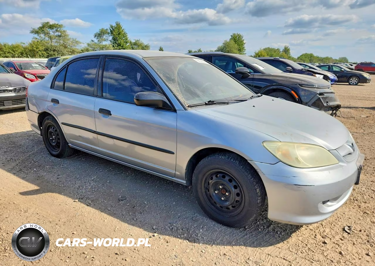 2004 Honda Civic Dx Vp VIN:2HGES16374H622511 - 4