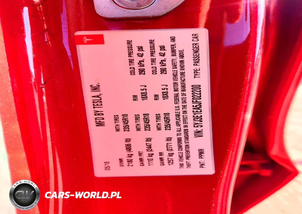 2018 Tesla Model 3 VIN:5YJ3E1EA5JF022200 - 13