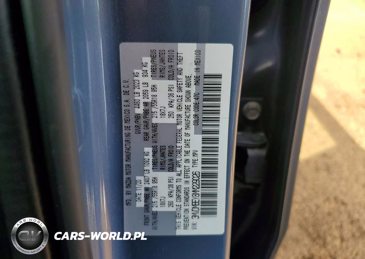 2021 Mazda Cx-30 Premium Plus VIN:3MVDMBEY8MM229026 - 12