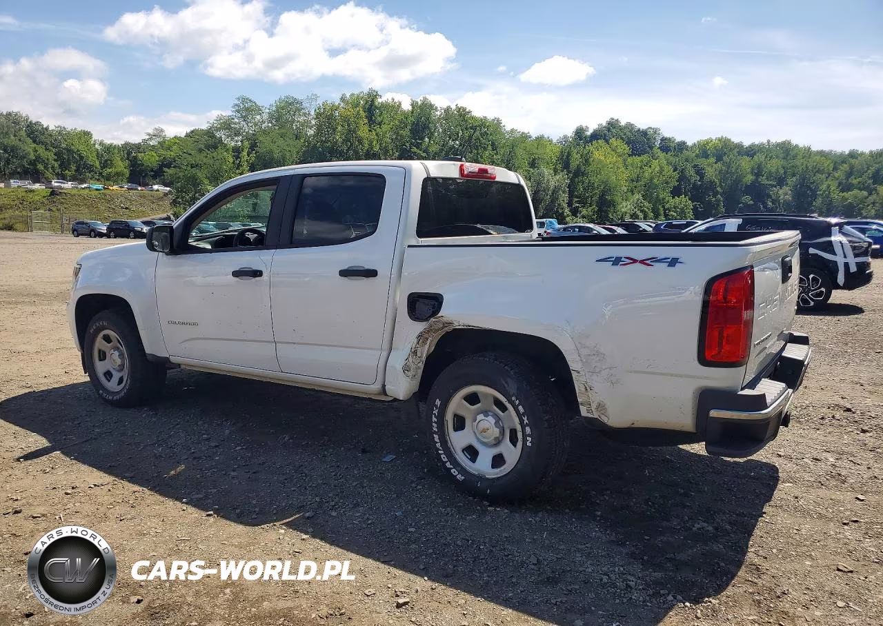 2021 Chevrolet Colorado VIN:1GCGTBEN1M1107175 - 2