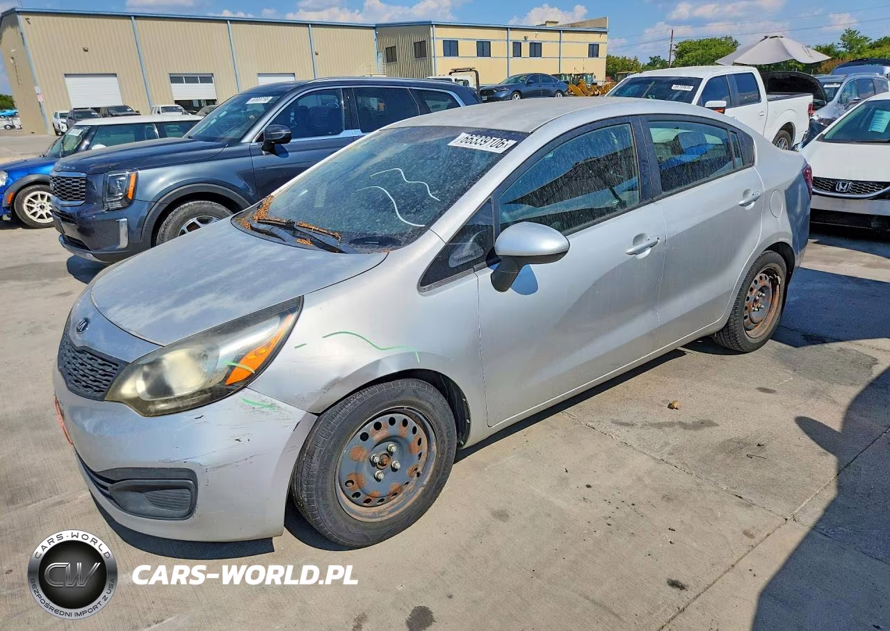 2014 Kia Rio Lx VIN:KNADM4A34E6349489 - 1