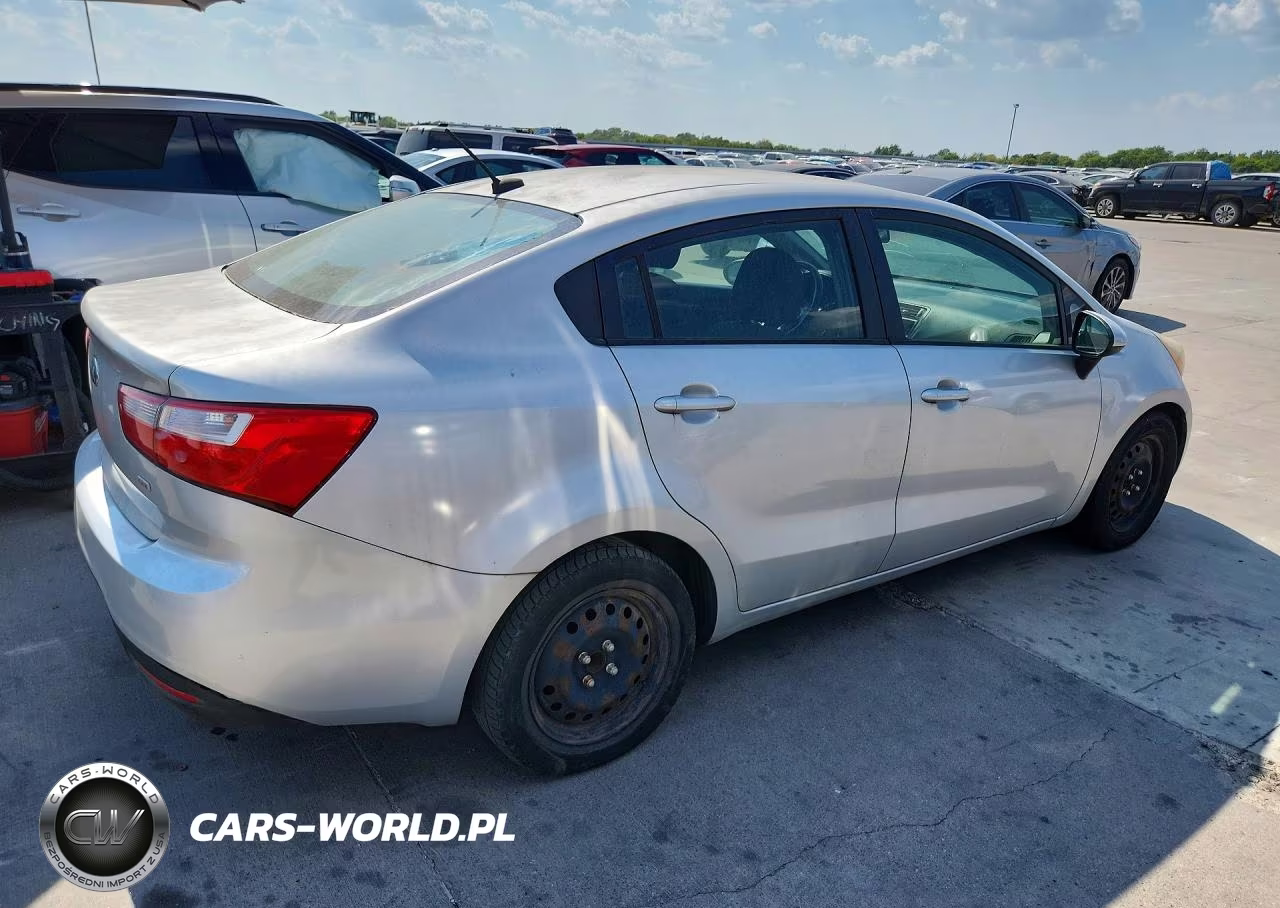 2014 Kia Rio Lx VIN:KNADM4A34E6349489 - 3