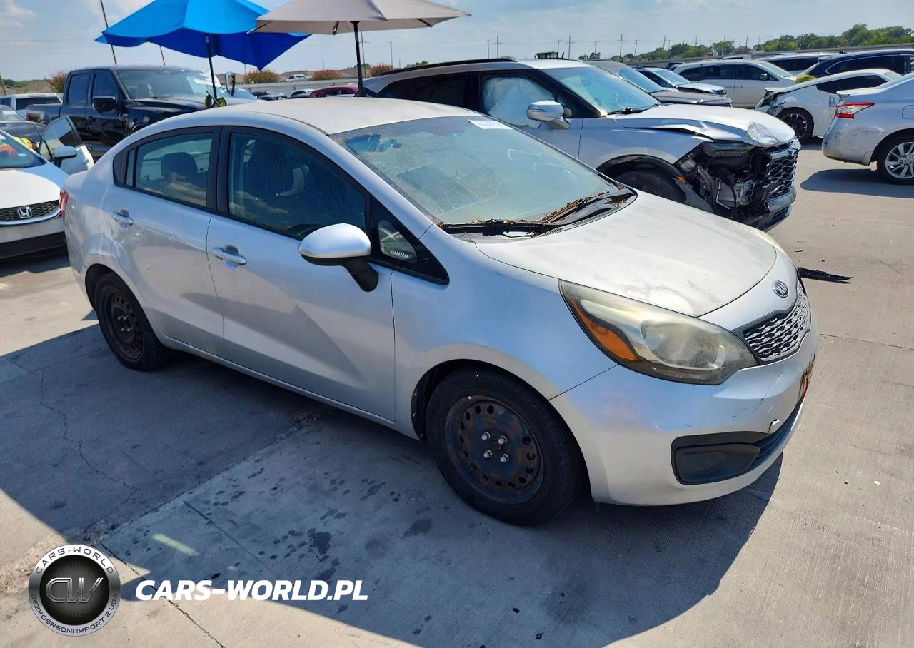 2014 Kia Rio Lx VIN:KNADM4A34E6349489 - 4