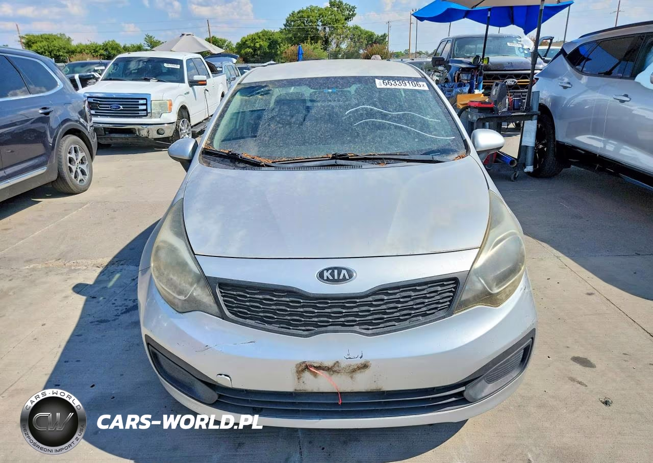2014 Kia Rio Lx VIN:KNADM4A34E6349489 - 5