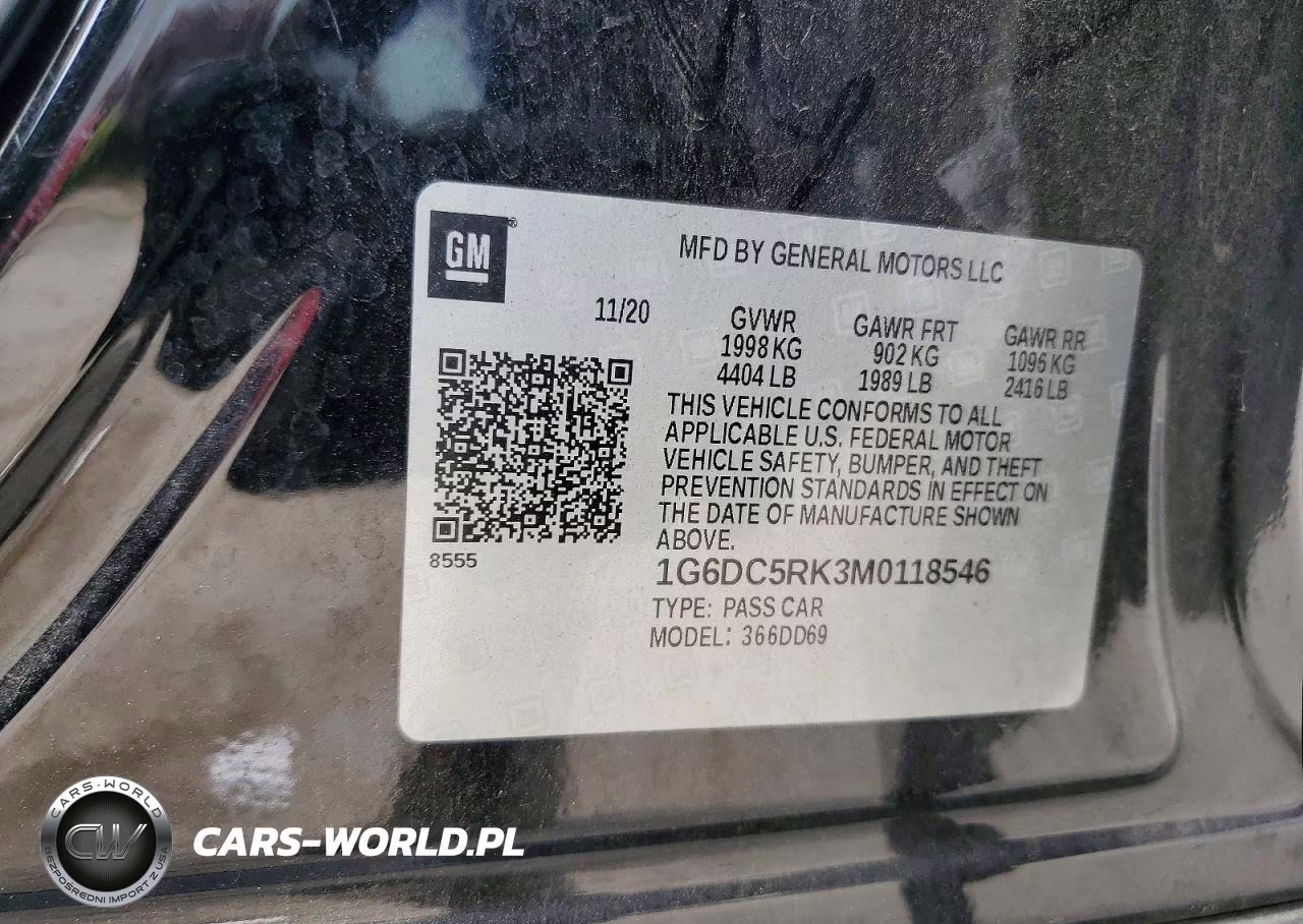 2021 Cadillac Ct4 Sport VIN:1G6DC5RK3M0118546 - 12