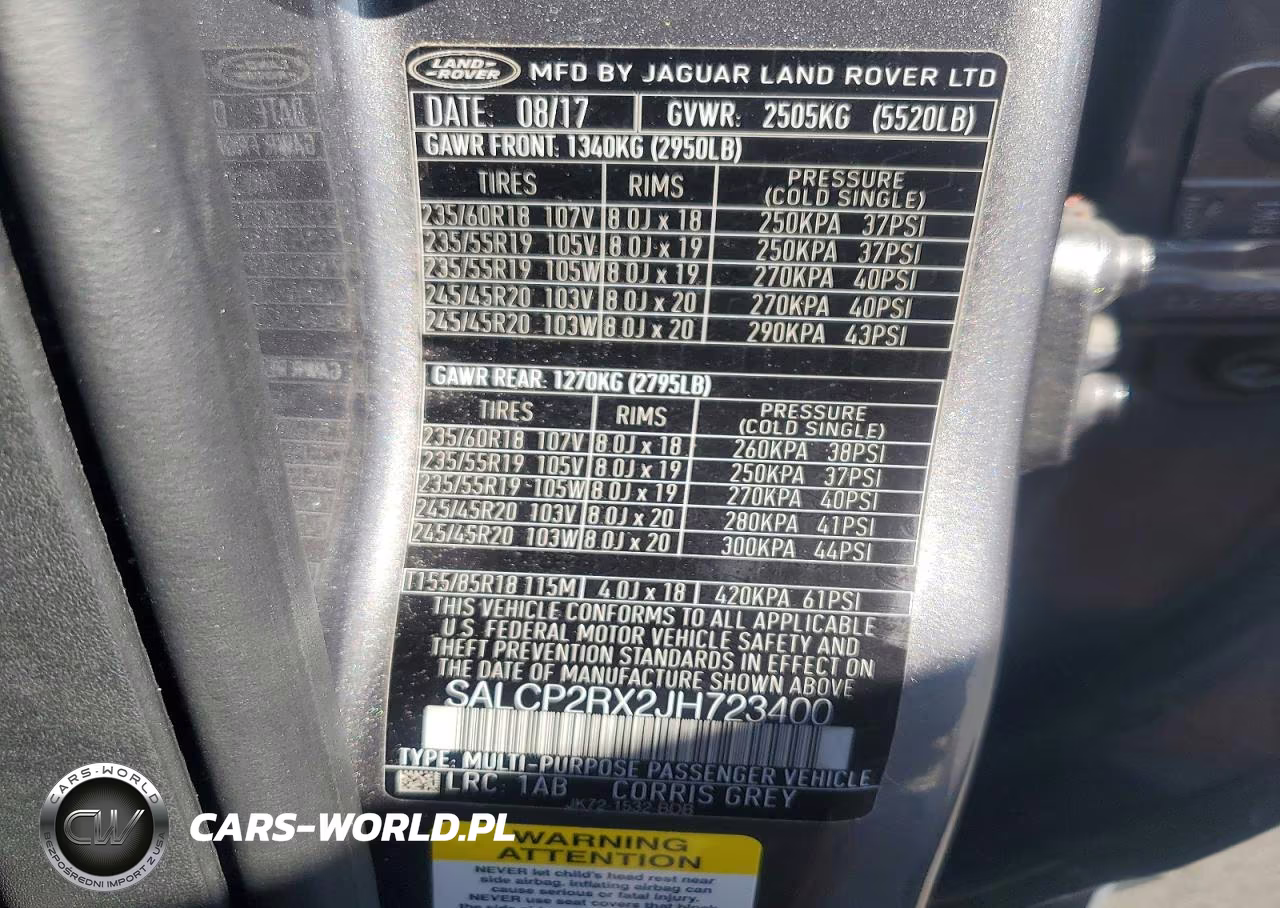2018 Land Rover Discovery Sport Se VIN:SALCP2RX2JH723400 - 14